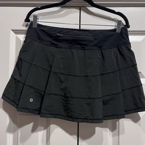 Lululemon Pace Rival Skirt Black Size 8 Long